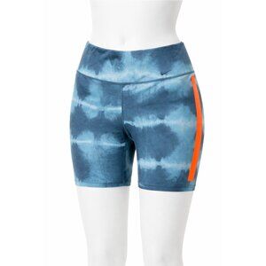 Nike Dri-Fit Tie Dye Bike Shorts Womens M High Rise Training Gym